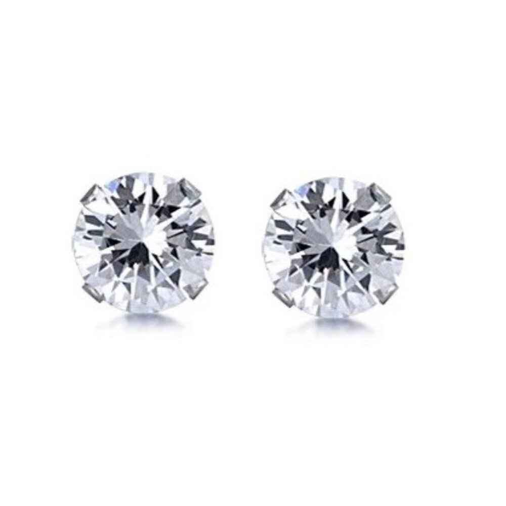 NWT Sterling Silver 6 mm Stud Earrings
